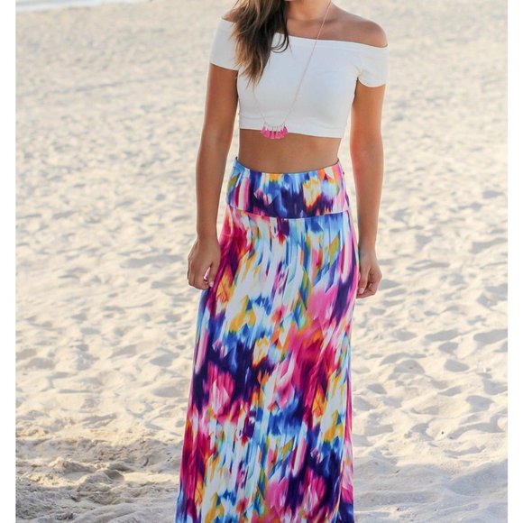 Saved by The Dress Dresses & Skirts - Saved by The Dress Tie Dye Maxi Skirt